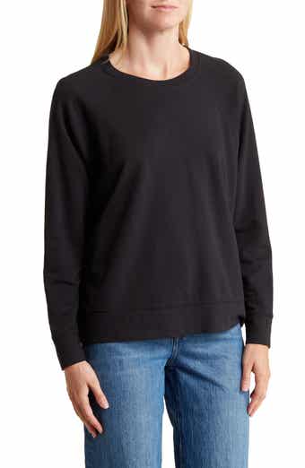 James Perse Cotton French Terry Relaxed Sweater