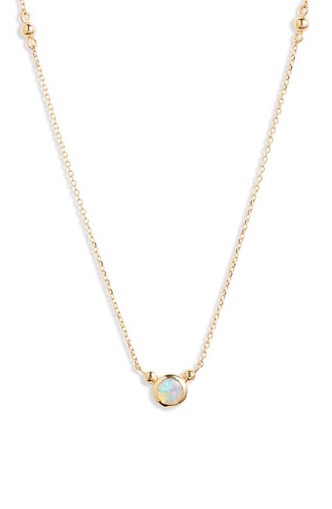 Bonheur Birthstone Pendant Necklace