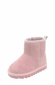 BEARPAW Kids' Suede Faux Fur Lined Boot