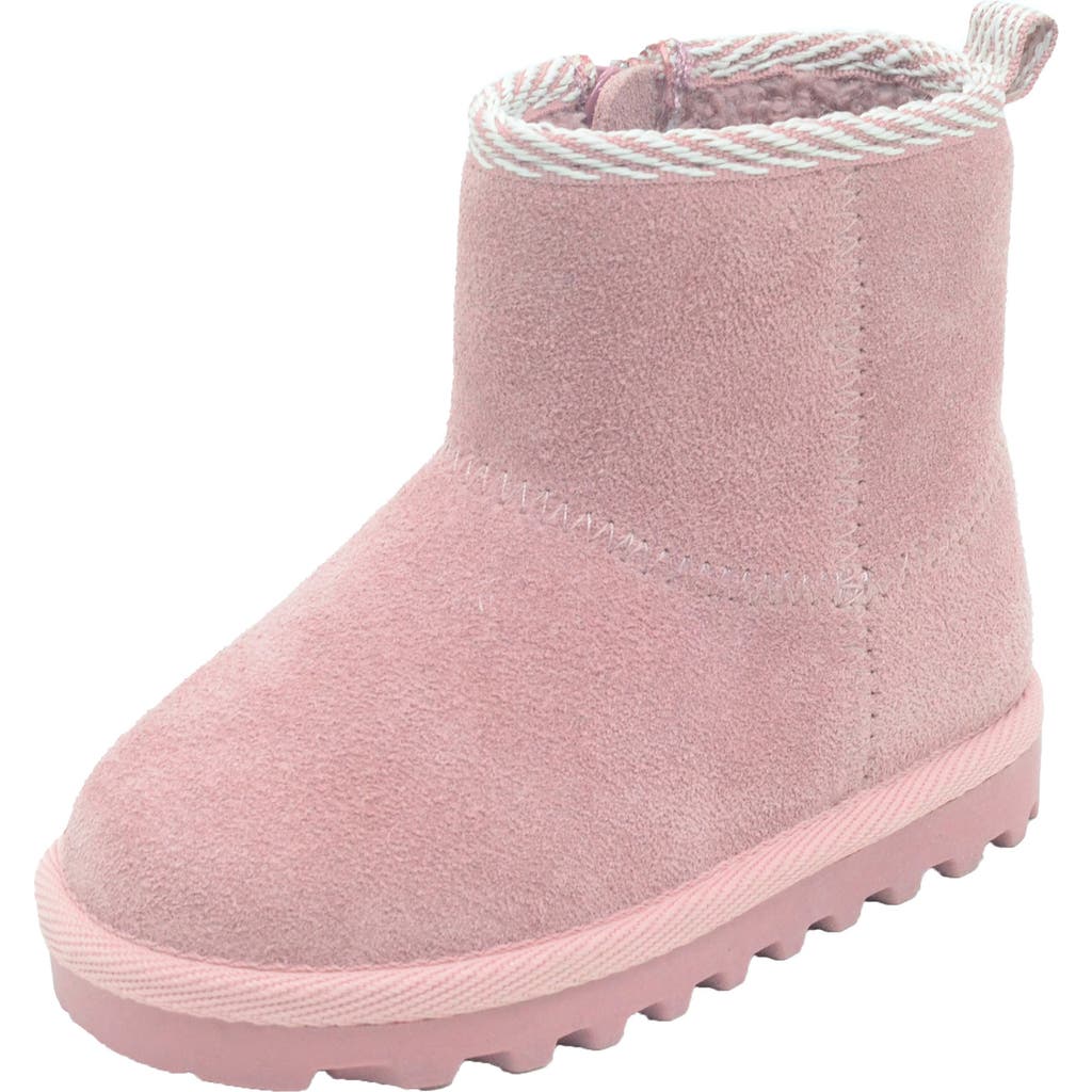 Bearpaw Kids' Suede Faux Fur Lined Boot In Multi