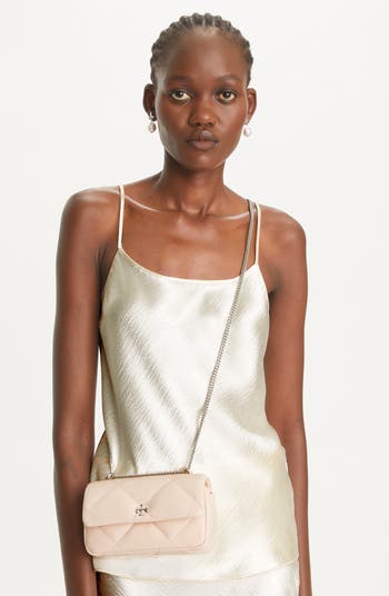 Kira Mini Diamond Quilted Leather Crossbody Bag