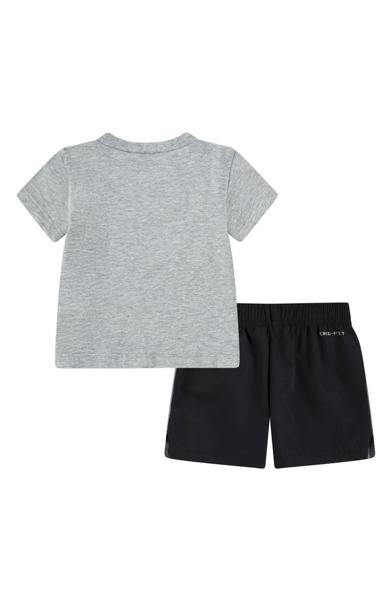 Nike Dri-FIT Sportswear Club Graphic T-Shirt & Shorts Set, Alternate, color, 023Black