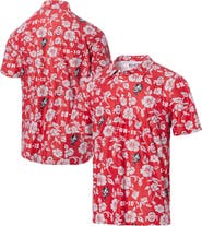Reyn Spooner Men's Reyn Spooner  Scarlet Ohio State Buckeyes Pua Performance Polo