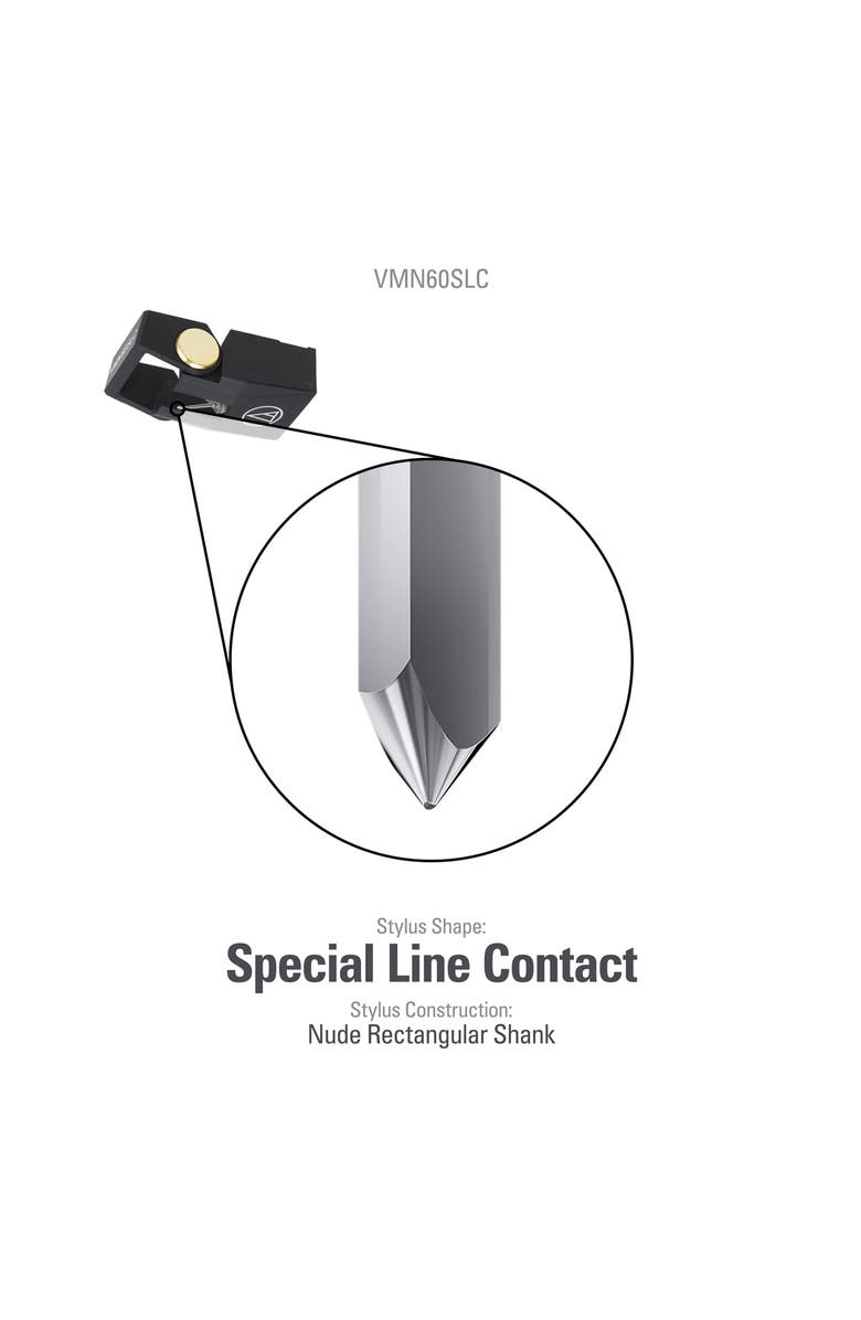 Audio-Technica VMN60SLC Replacement Stylus, Alternate, color, Black