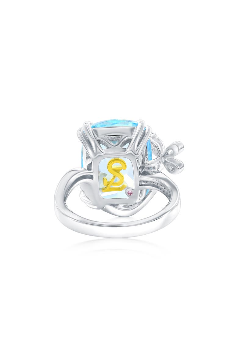 Gala Firework Butterfly Ring, Alternate, color, AQUA