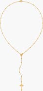 YOJ Cross Lariet Necklace In Gold