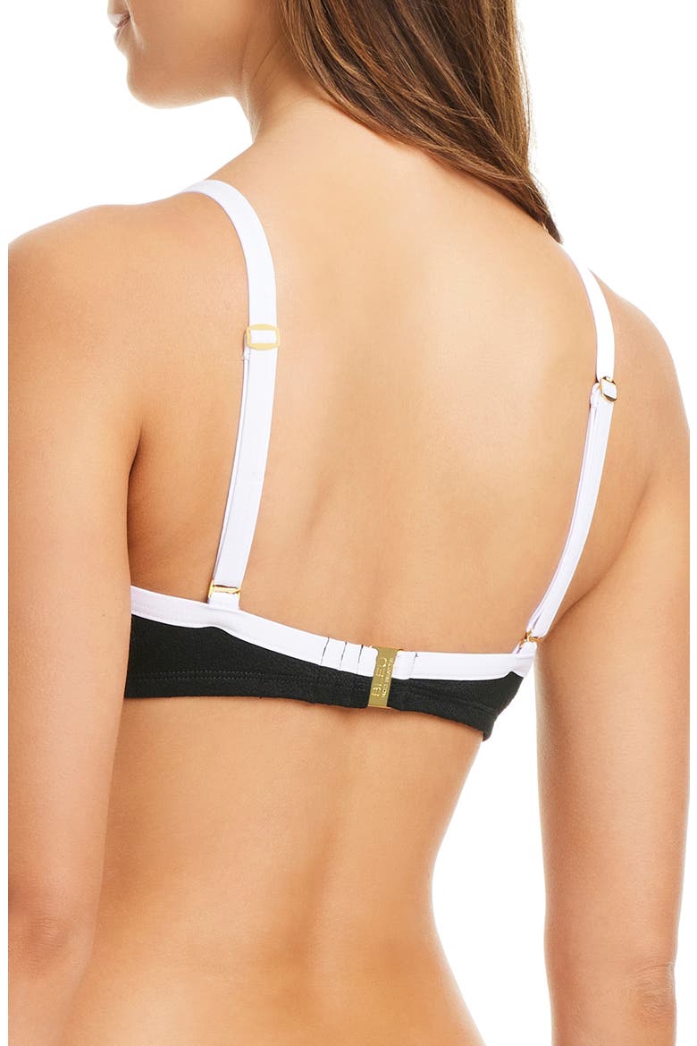 Underwire Bikini Top, Alternate, color, BLACK