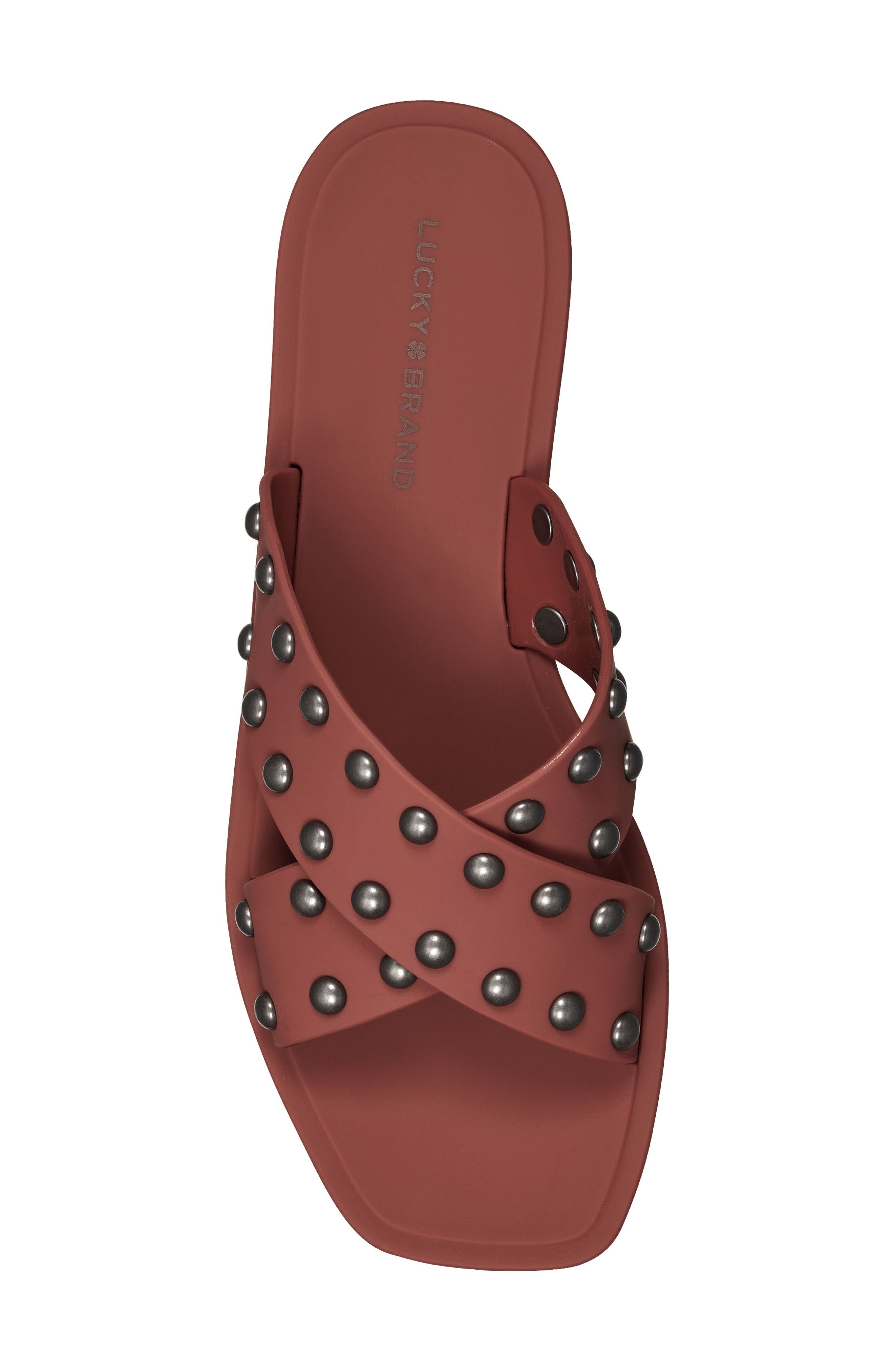 Julina Slide Sandal, Alternate, color, RANCHO RED