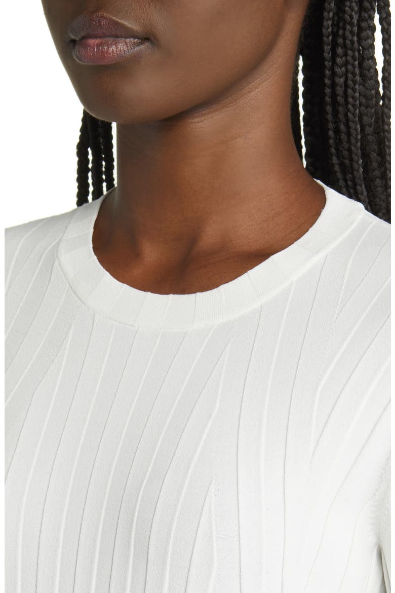 Long Sleeve Rib Maxi Sweater Dress, Alternate, color, OFF WHITE