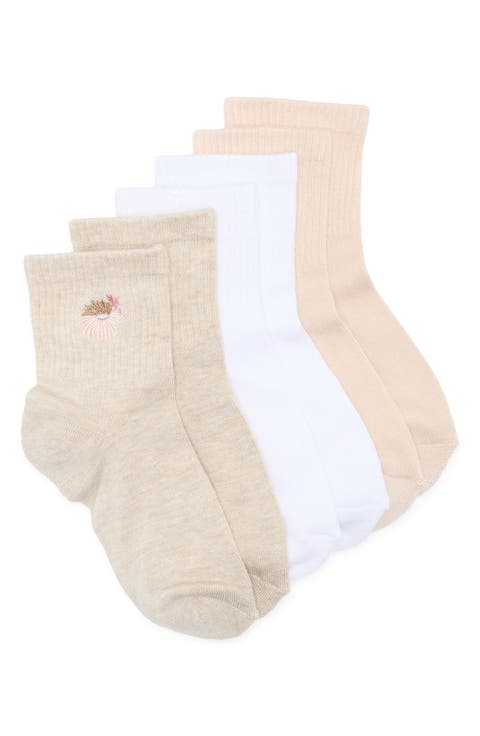 Assorted 3-Pack Crew Socks
