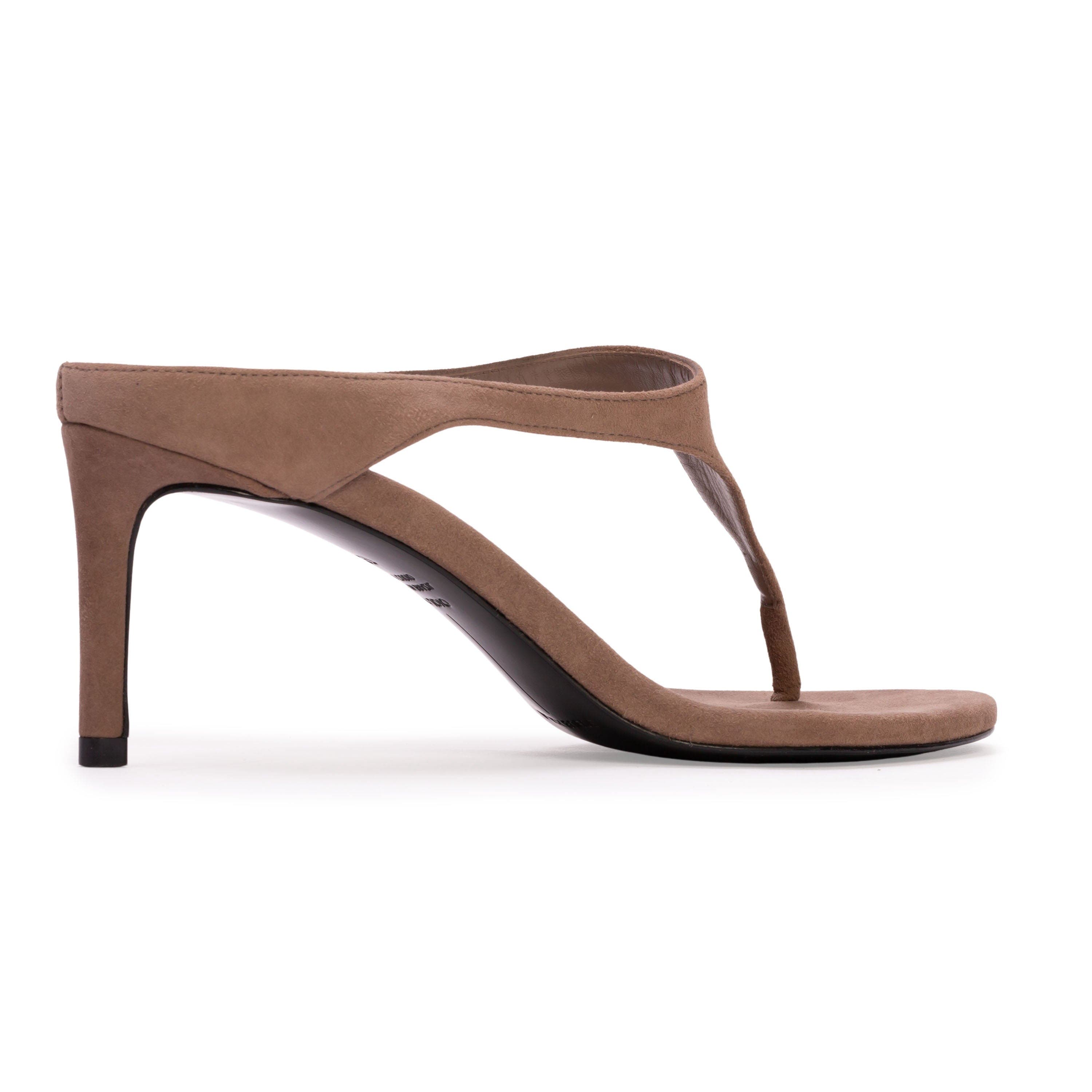 Laurel 65 Suede Mule, Alternate, color, Taupe Suede