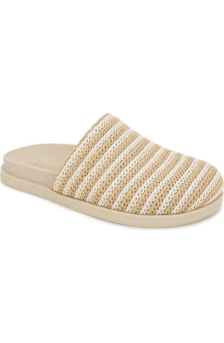 Kensie Paislee Raffia Mule, Main, color, Multi Neutral
