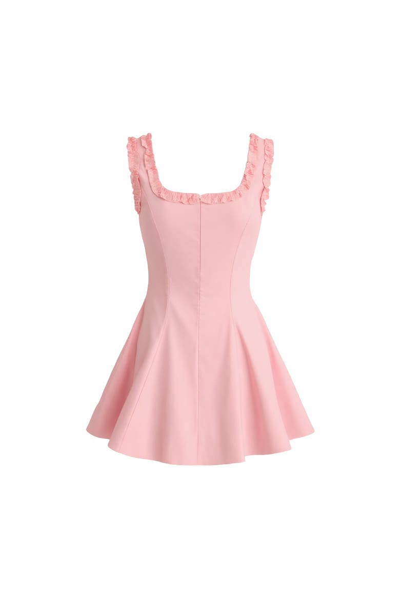 Ruffle Strap Dress, Alternate, color, Pink