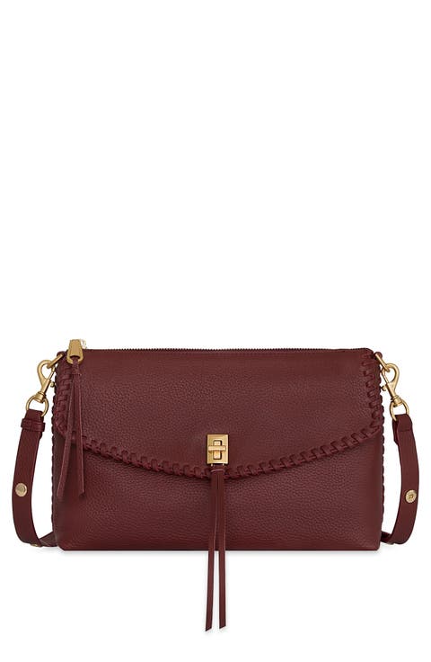 Darren Top Zip Leather Shoulder Bag (Nordstrom Exclusive)