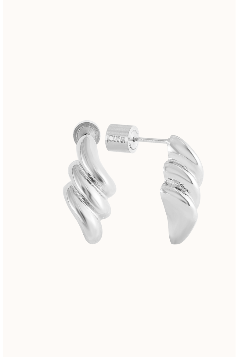 Ford Earrings, Main, color, Silver