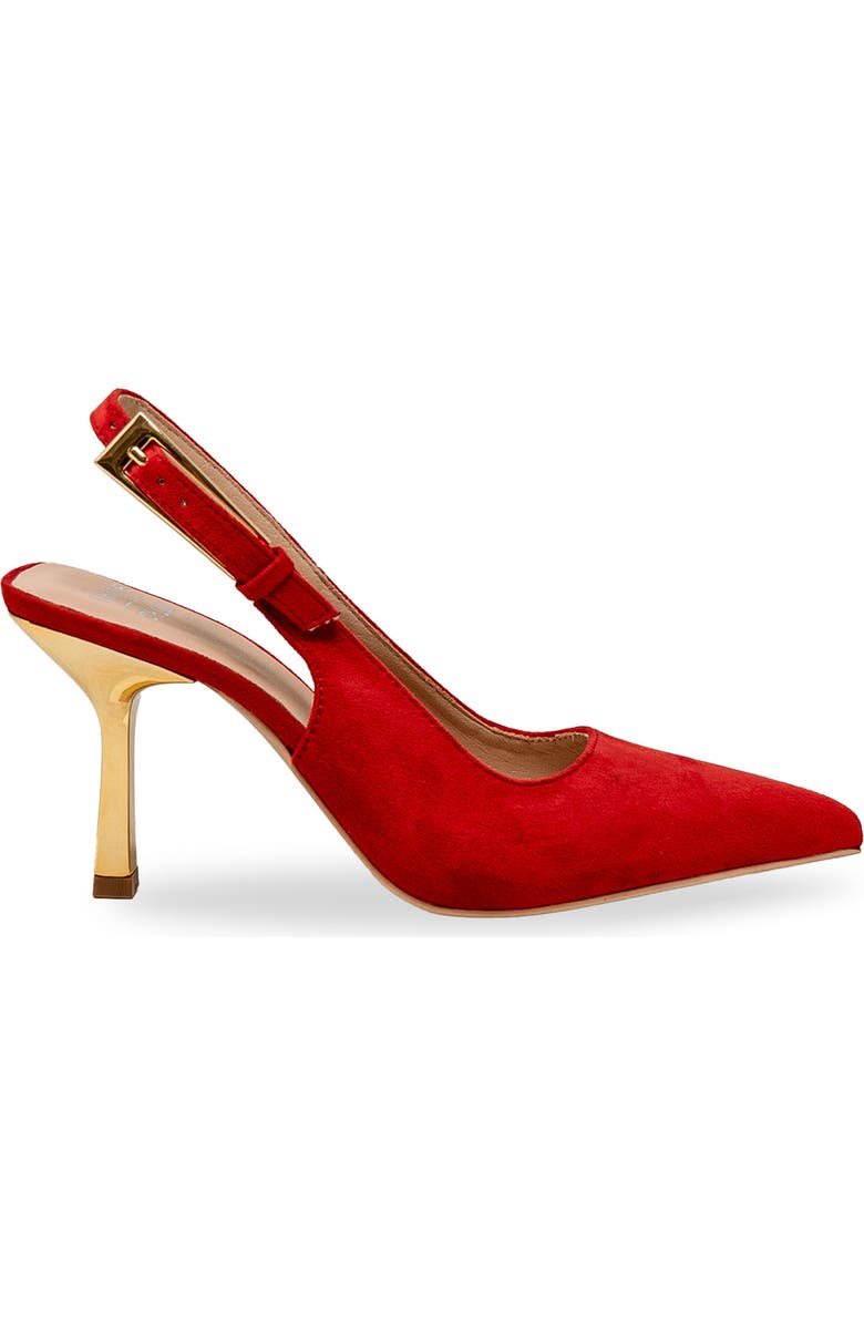 CHASE AND CHLOE Slingback Pump, Alternate, color, Red
