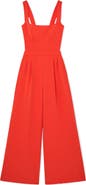 Reiss Dion Sleeveless Wide Leg Jumpsuit
