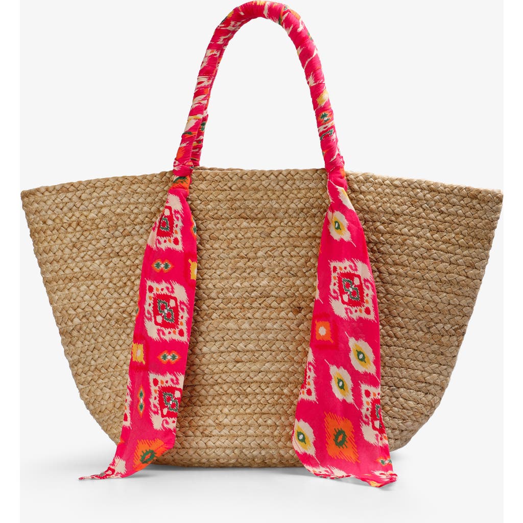 Scalpers Rafia Bag In White