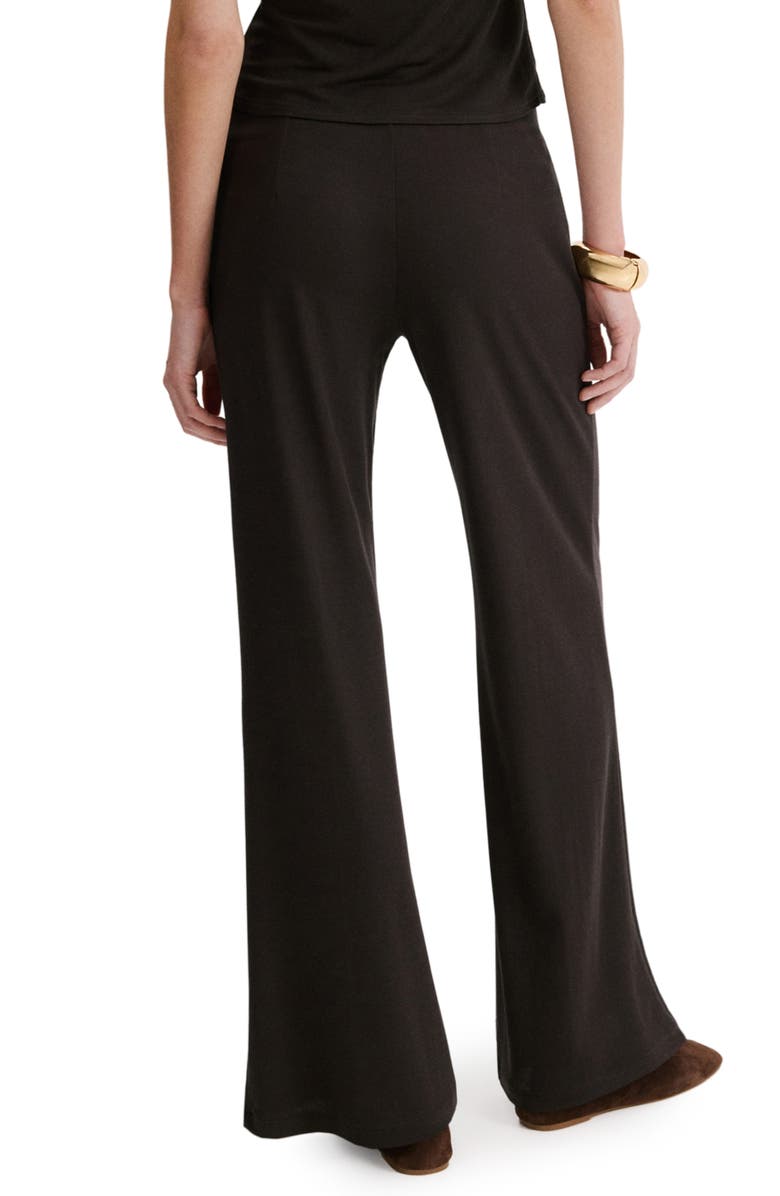 MANGO Pull-On Straight Leg Pants, Alternate, color, Brown
