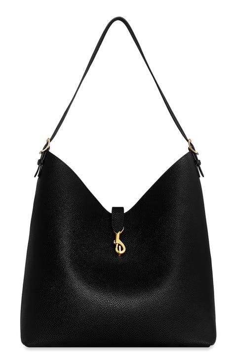 Megan Leather Hobo Bag