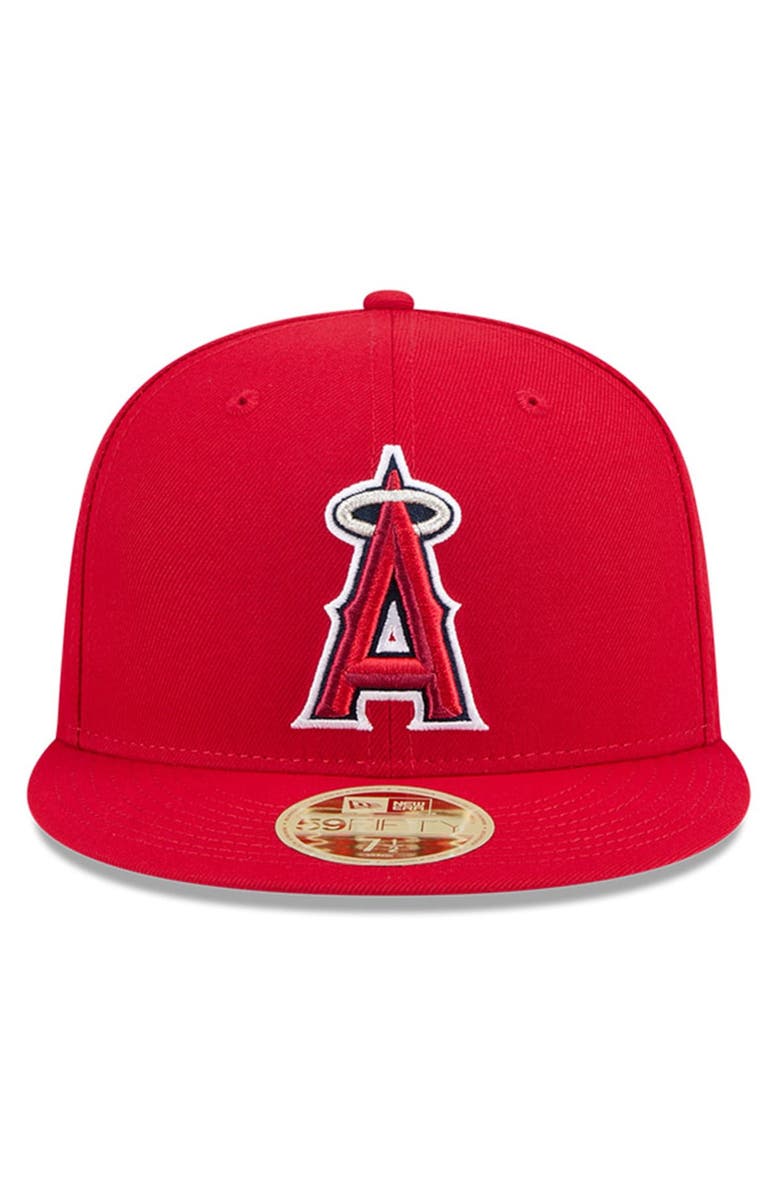 New Era Men's New Era Red Los Angeles Angels Baseball Hall of Fame 59FIFTY Fitted Hat, Alternate, color, 
