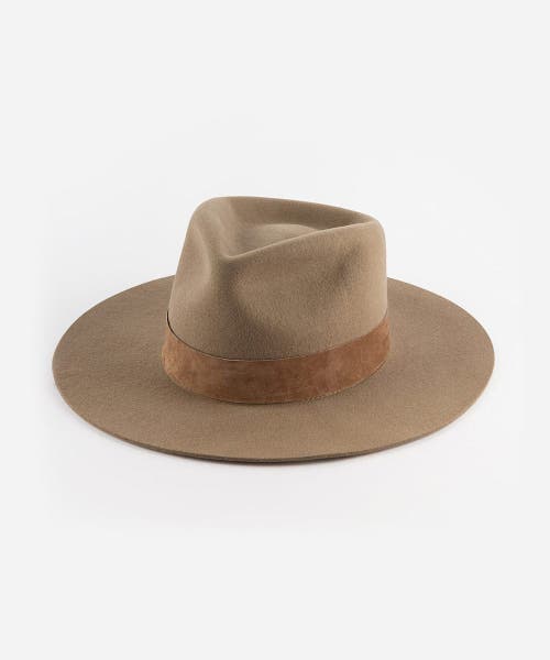 Gigi Pip Miller Classic Fedora Hat In Brown