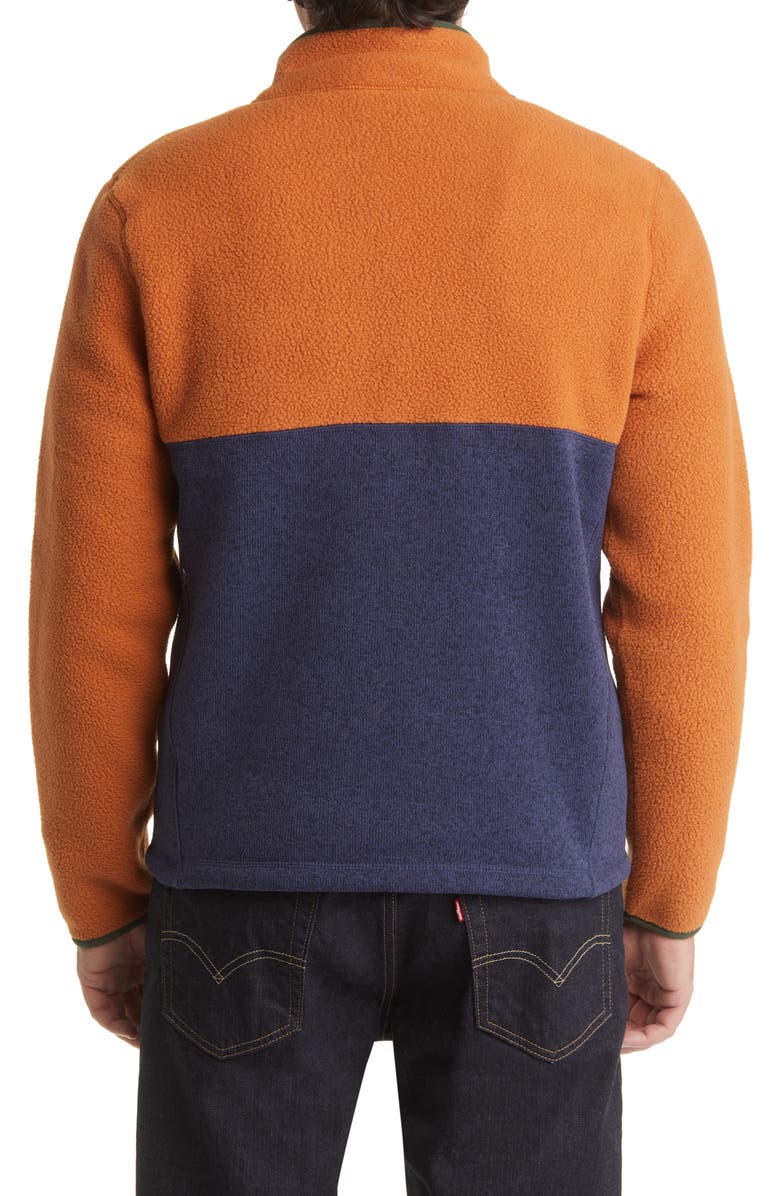 L.L.Bean Sweater Fleece Hybrid Half Zip Pullover, Alternate, color, 