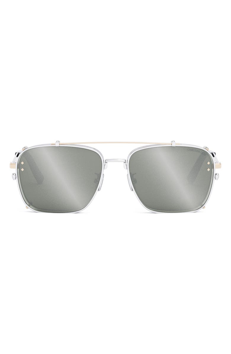 DIOR CD Diamond S4U 55mm Square Sunglasses, Main, color, 