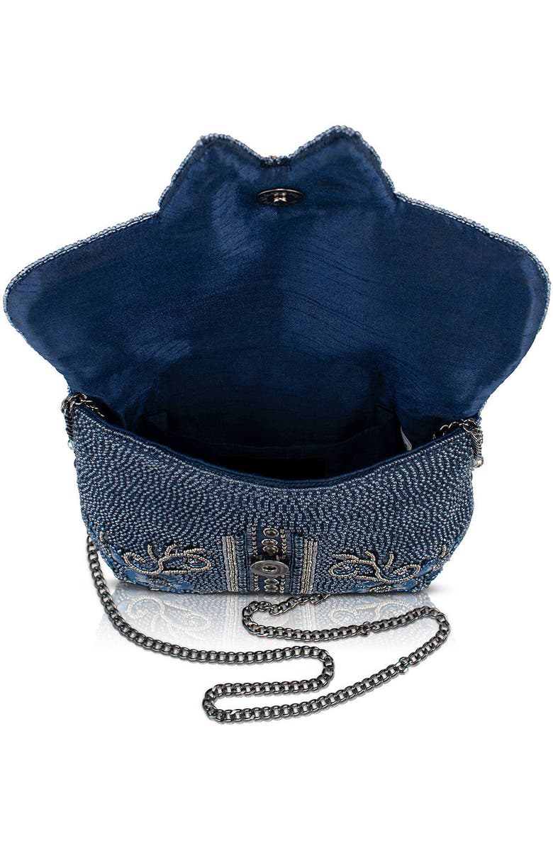 Mary Frances Accessories Blue Alchemy Crossbody Handbag, Alternate, color, Blue