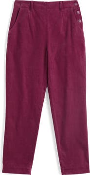 Seasalt Cornwall Crackington Sailor Button Crop Pull-On Pant