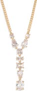 Nordstrom Mixed Crystal Y-Necklace