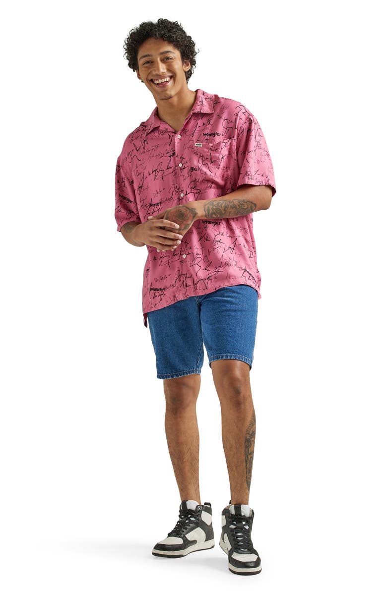 Wrangler Relaxed Fit Denim Jorts, Alternate, color,