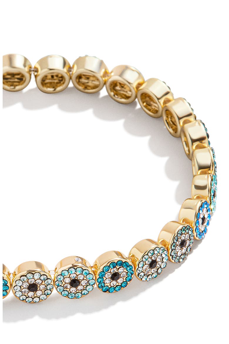 Kaya Evil Eye Beaded Bracelet, Alternate, color, BLUE