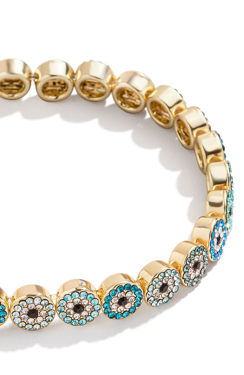 BaubleBar Kaya Evil Eye Beaded Bracelet, Alternate, color,
