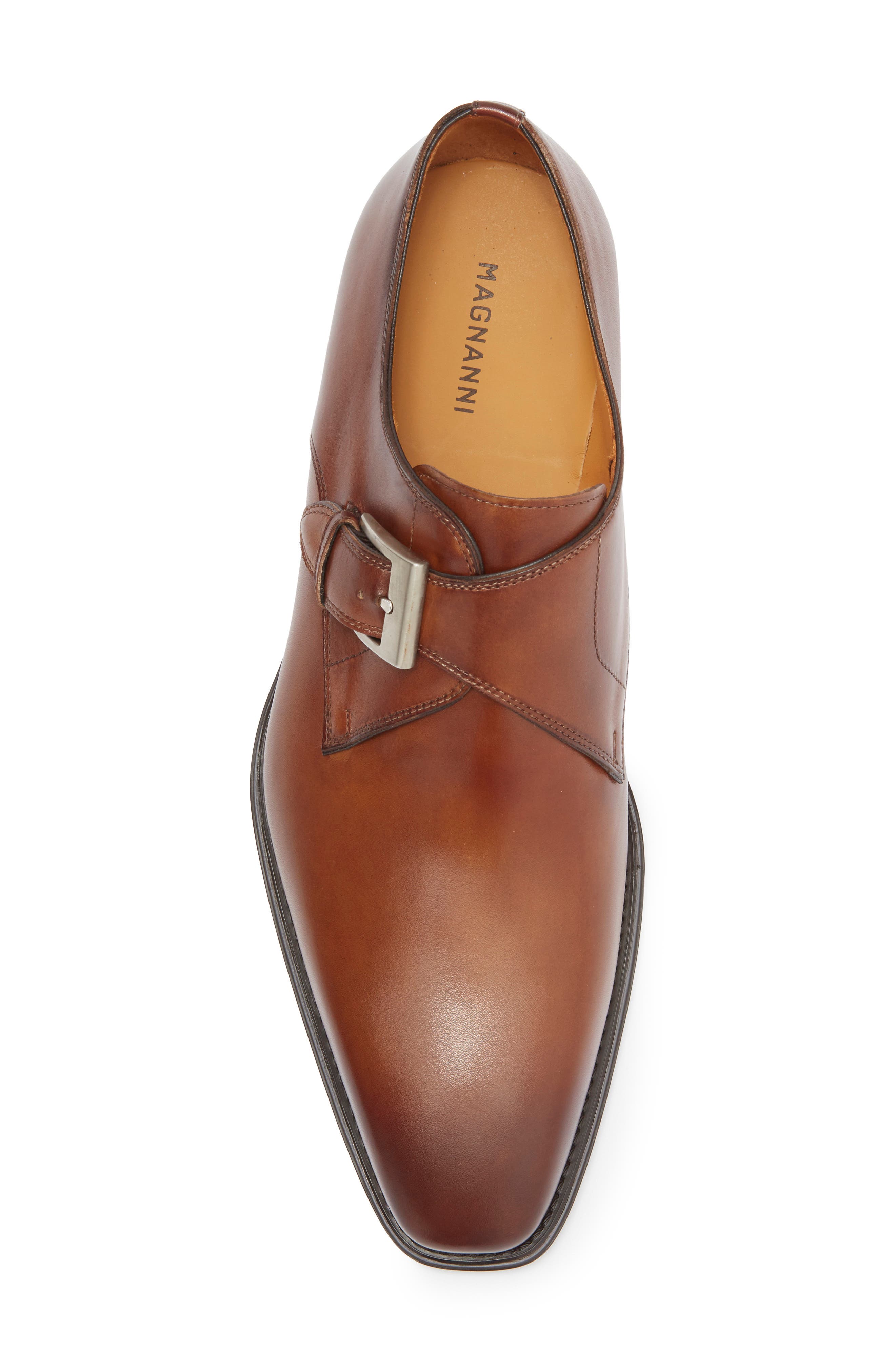 Veleta Monk Strap Shoe, Alternate, color, TABACO