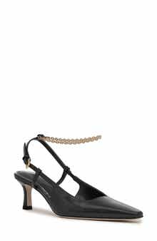 PAIGE Winnie Ankle Strap Pointed Toe Pump
