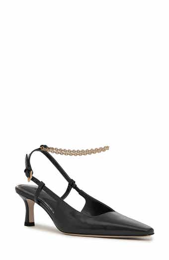PAIGE Winnie Ankle Strap Pointed Toe Pump