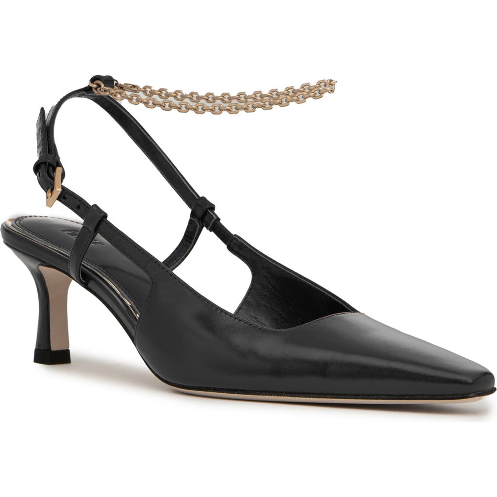 Paige Winnie Ankle Strap Pointed Toe Pump In Multi