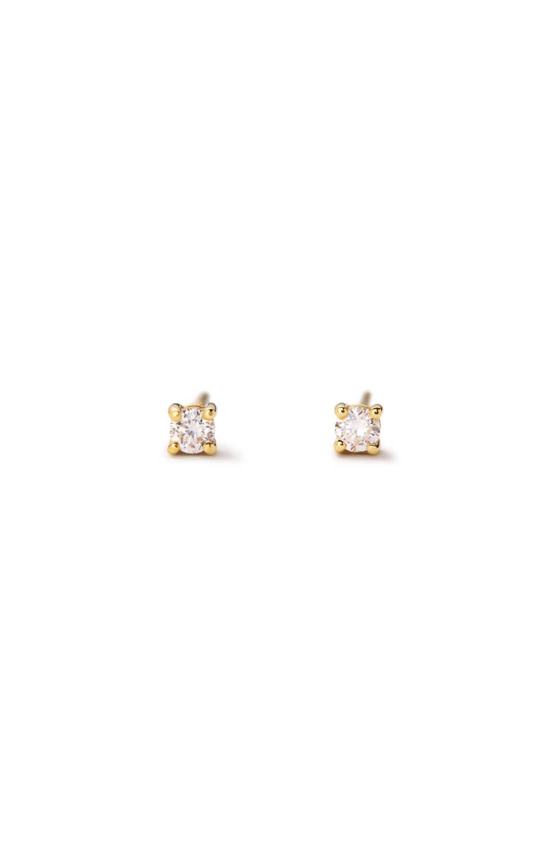 Ana Luisa Lab Grown Diamond Earrings - Gold Mini Diamond Studs, Main, color, Gold