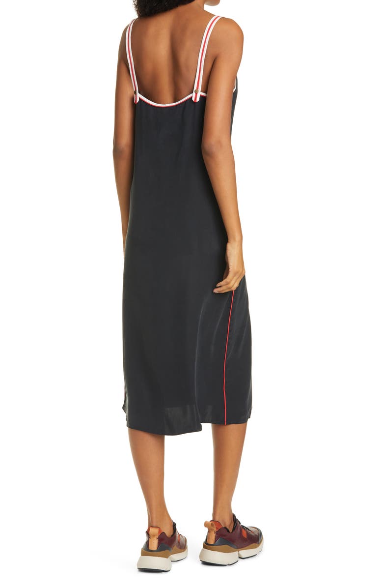 rag & bone Luca Silk Midi Slipdress, Alternate, color,