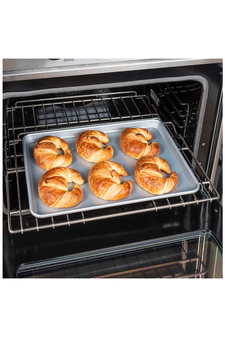 15" Aluminized Nonstick Baking Sheet, Alternate, color, STEEL