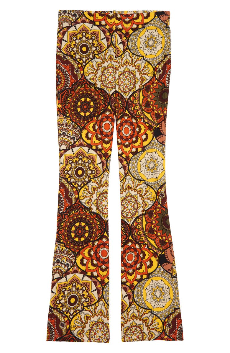 Truce Kids' Pop Art Print Flare Pants, Main, color,