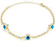 GLAZE JEWELRY Gold Vermeil Triple Station Bracelet