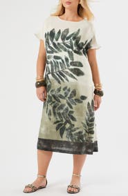 Marina Rinaldi Nattinia Print Shift Dress