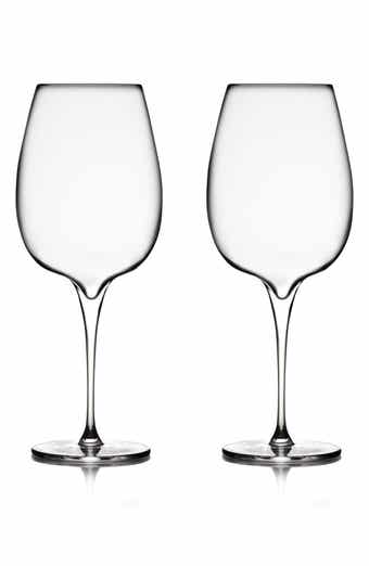 Nambé Vie Set of 2 Cabernet Glasses