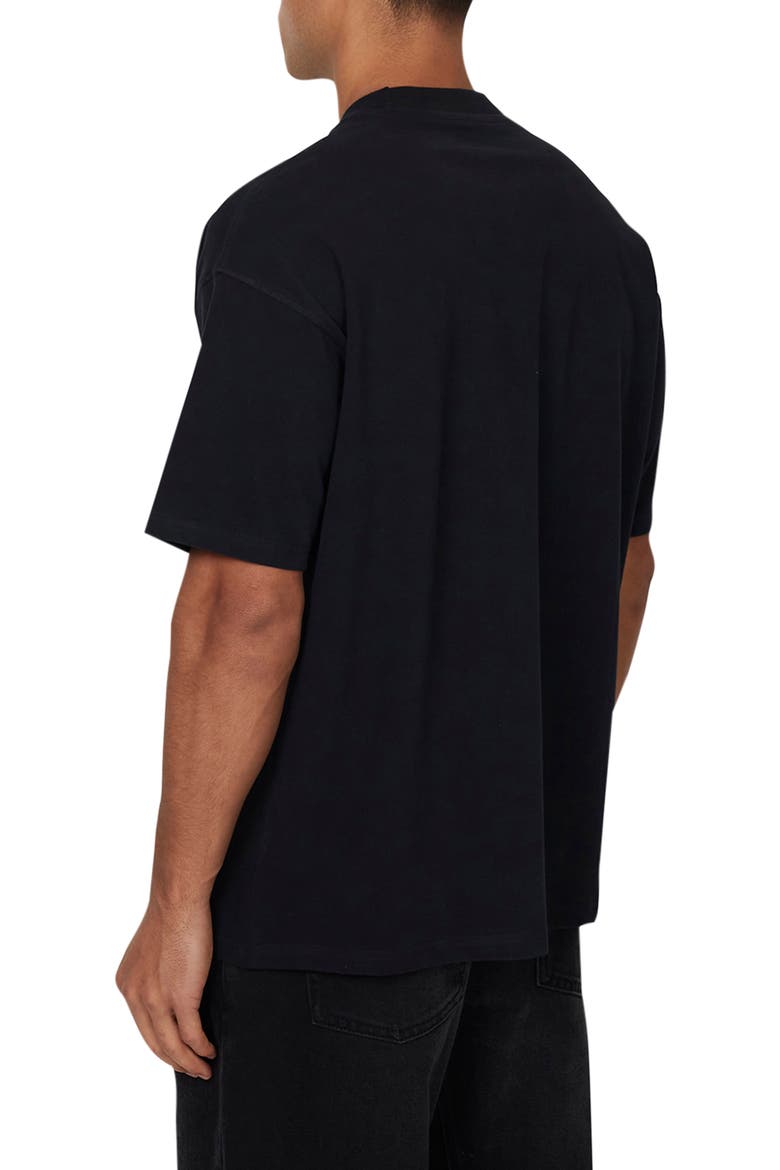 Statue Print Relaxed T-shirt, Alternate, color, Black