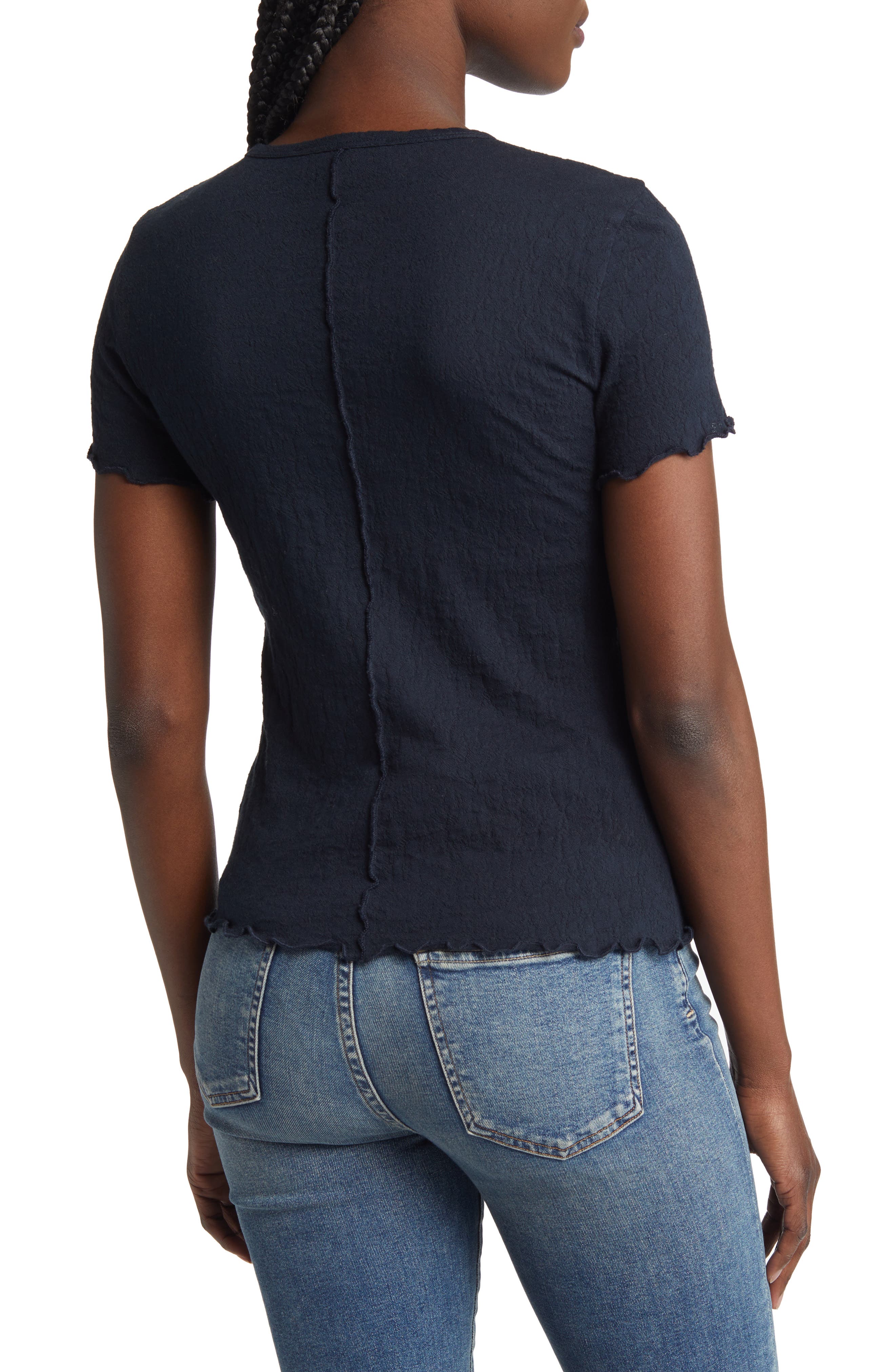 Gemma Floral Jacquard T-Shirt - image 2