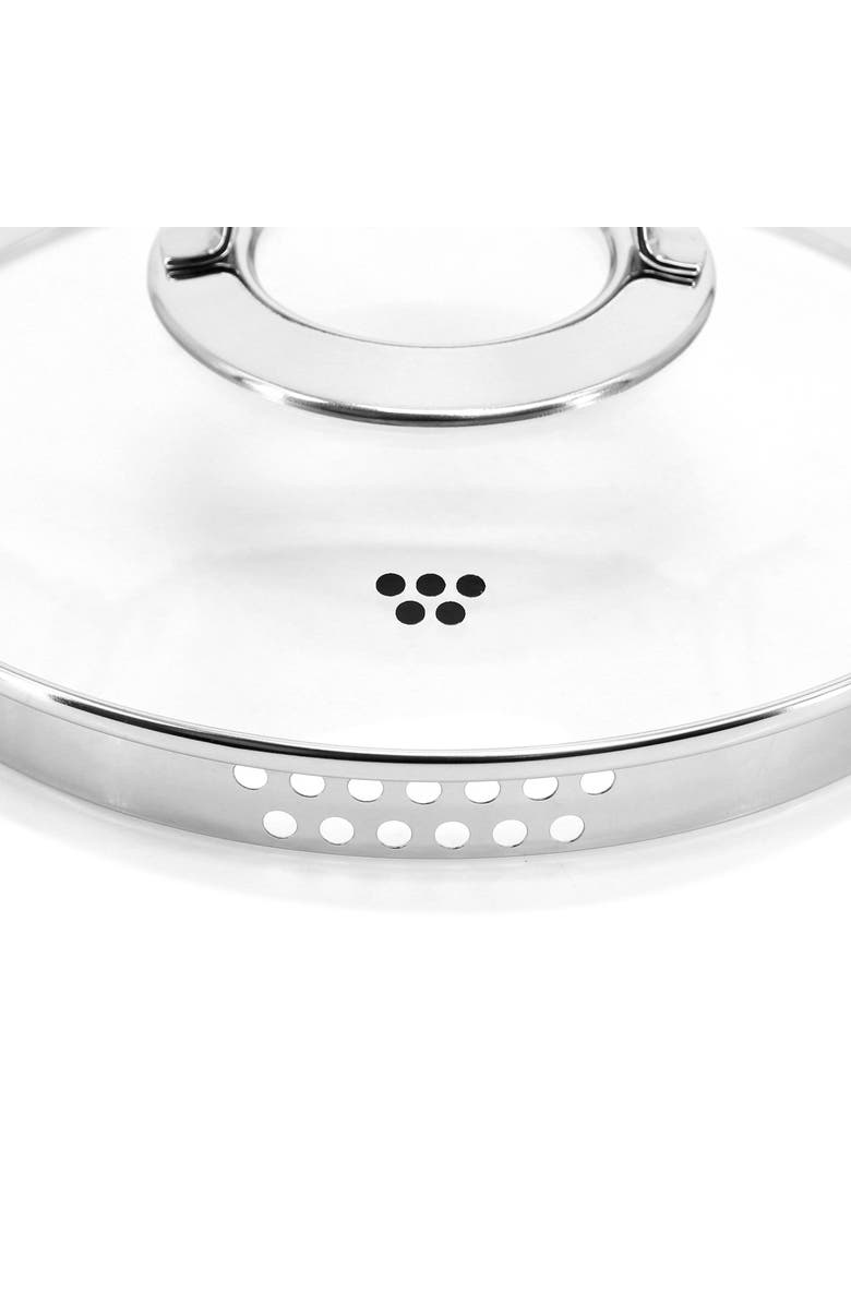 Korkmaz Galaksi Non Stick 11 Inch 4.5 Liter Low Casserole with Lid, Alternate, color, Black