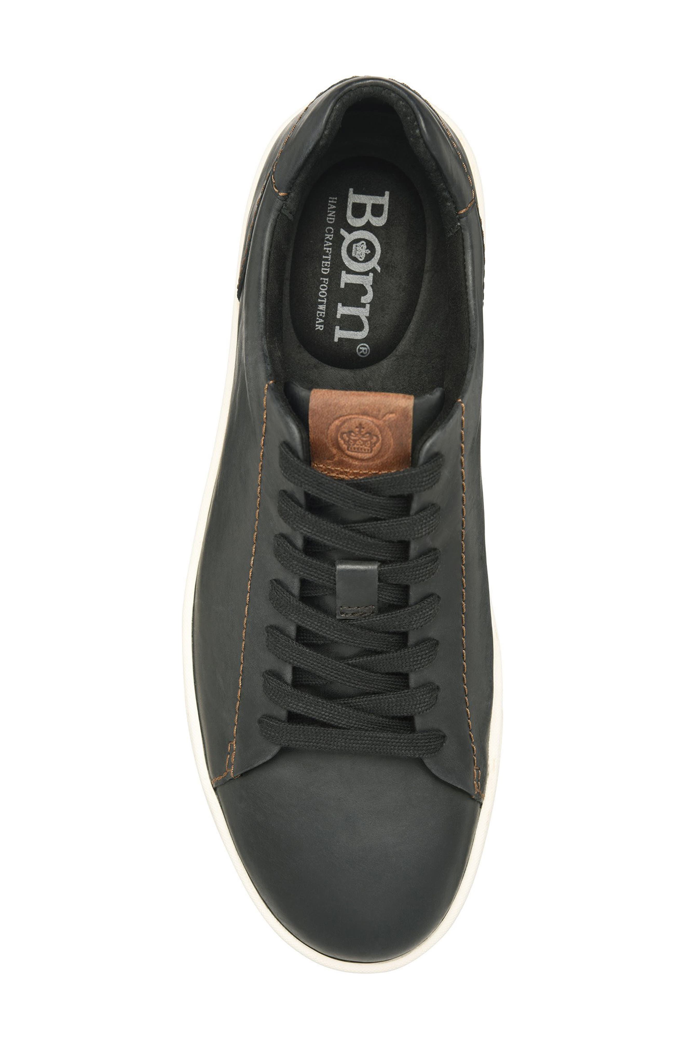 Børn Aden Sneaker, Alternate, color, Black/White Bottom
