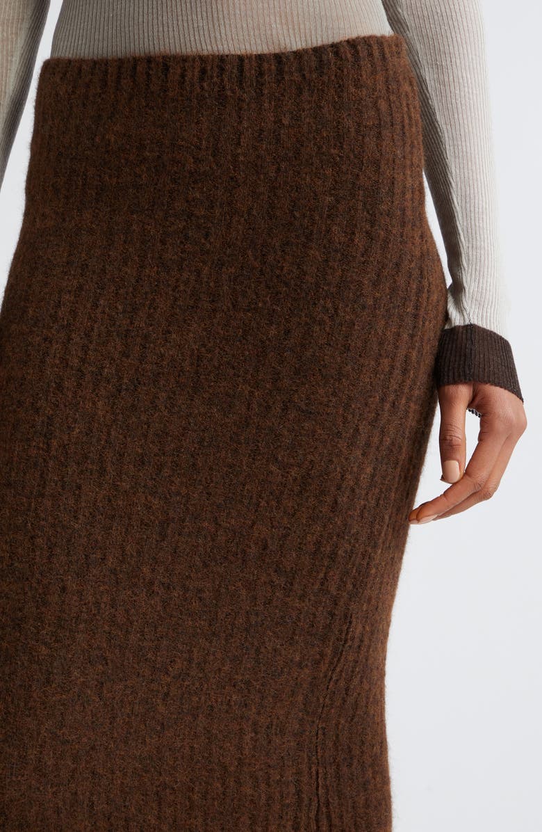 Paloma Wool Siracuza Alpaca & Wool Blend Rib Sweater Skirt, Alternate, color, 